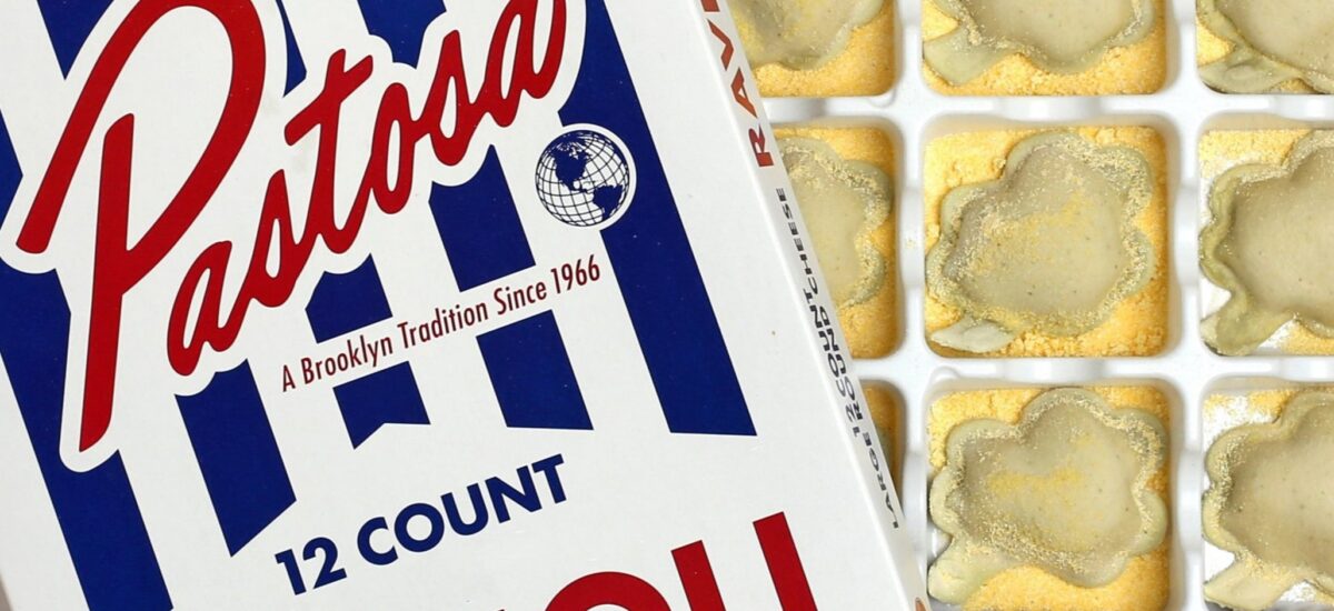 Green Shamrock-Shaped Cheese Ravioli